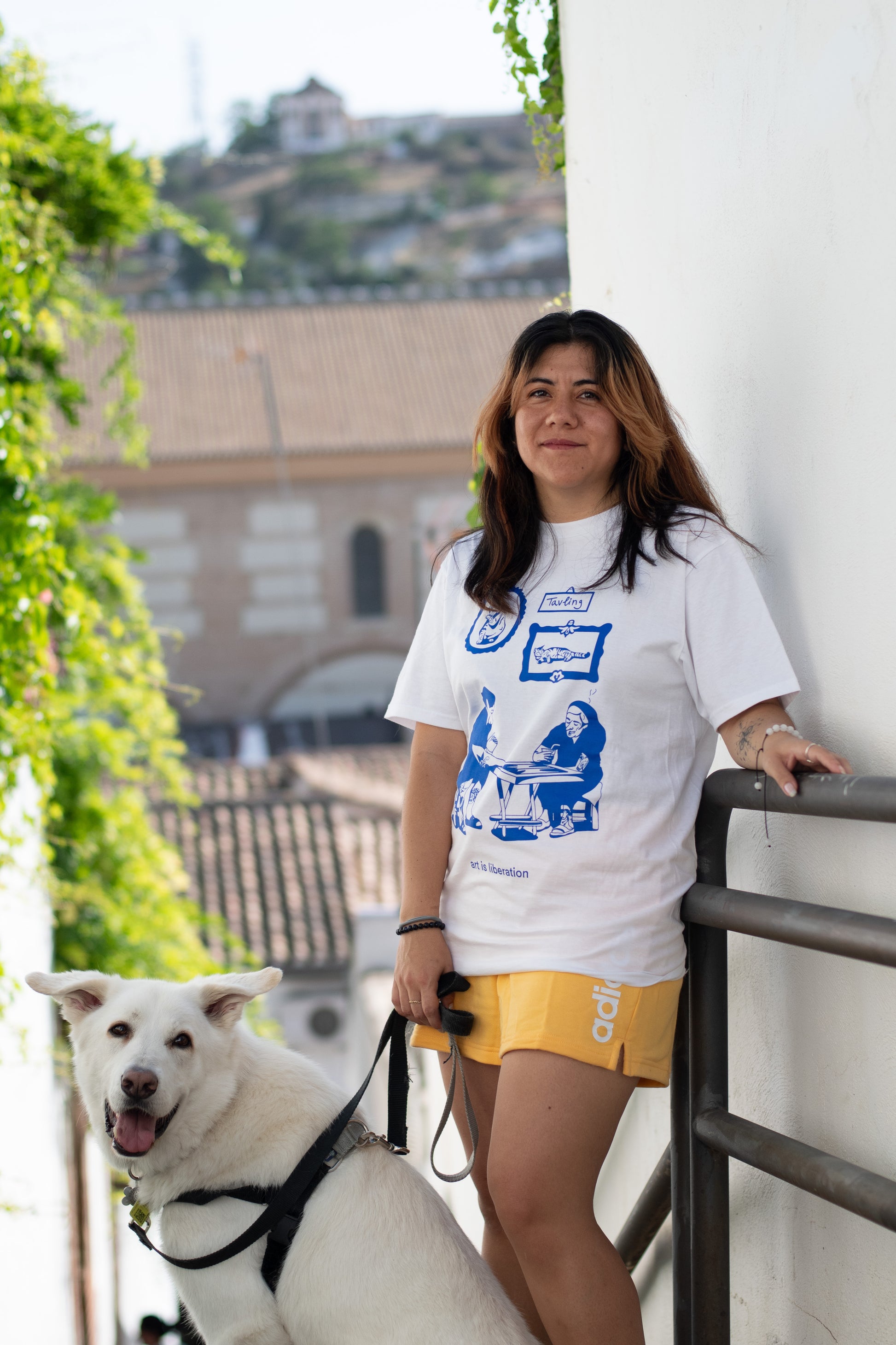 Roulla & Maroulla in blue