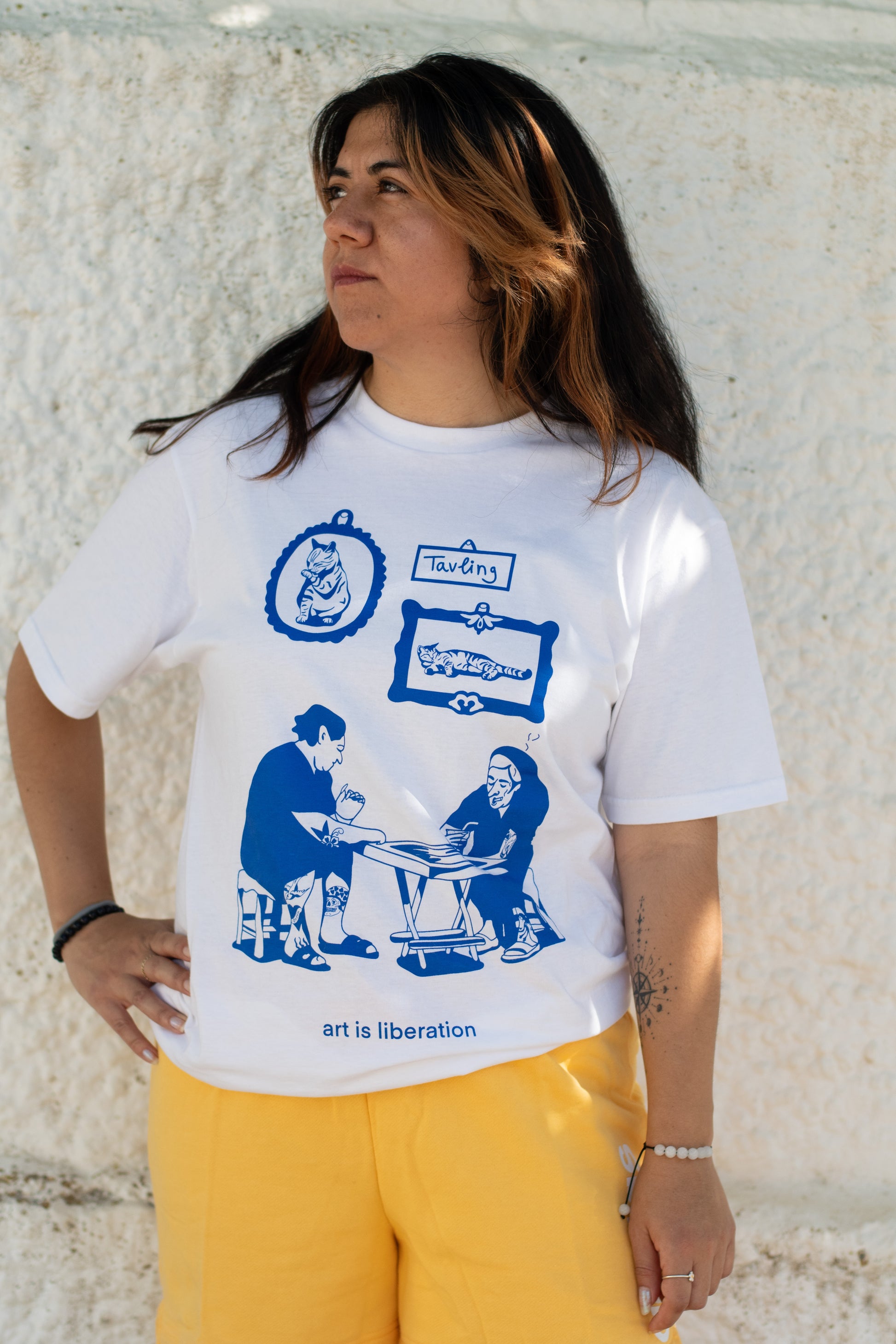 Roulla & Maroulla in blue